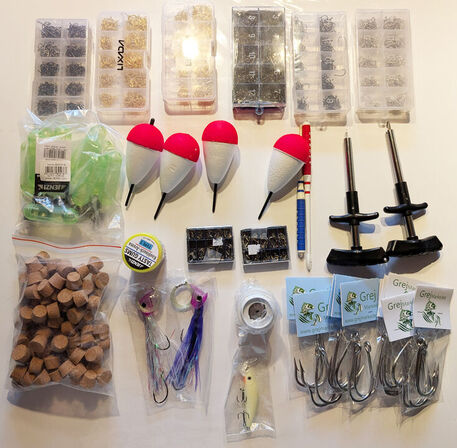 Kæmpe lot med Fiskegrej