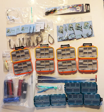 Kæmpe lot med Fiskegrej