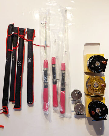 Kæmpe lot med Fiskegrej