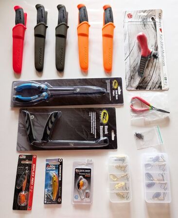 Kæmpe lot med Fiskegrej