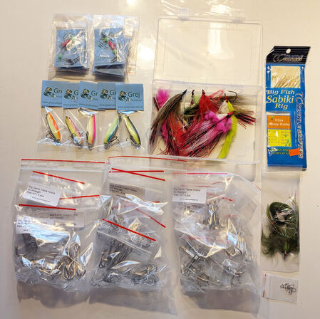 Kæmpe lot med Fiskegrej