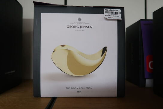Georg Jensen Bloom skål guld 16 cm