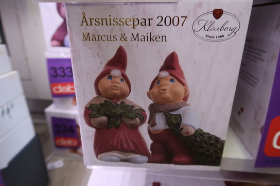 2 pk. Klarborg Årsnissepar 2007 Marcus & Maiken