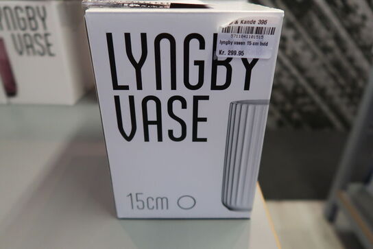 Lyngby vase hvid 15 cm