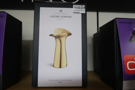 Georg Jensen Bloom Botanica vase messing 22 cm
