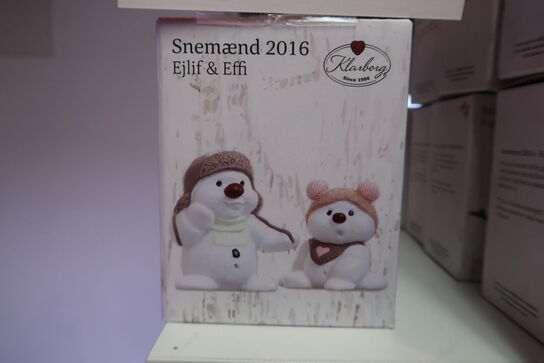 2 pk. Klarborg snemænd 2016 Ejlif & Effi