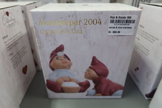 2 pk. Klarborg årsnissepar 2004 Conrad & Clara