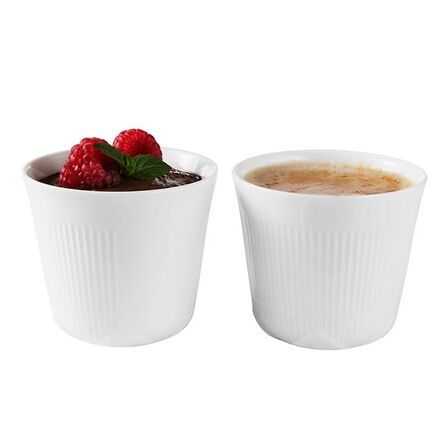 Royal Copenhagen Hvid Elements multi kop hvid 25 cl 2 stk.