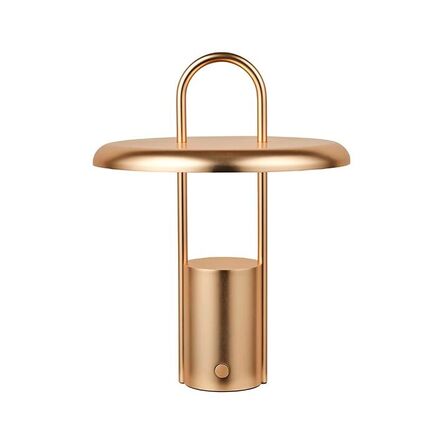 Stelton Pier transportabel LED lampe brass