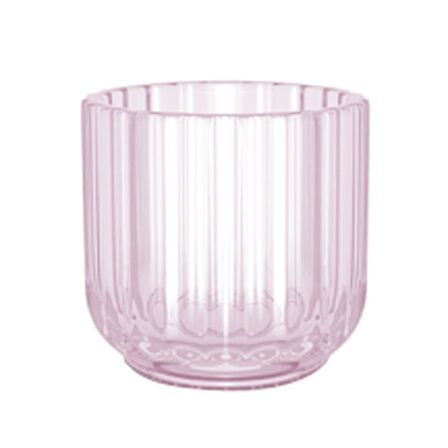 4 stk. Lyngby fyrfadsstage 6,5 cm pink