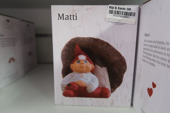 5 pk. Klarborg nisse Matti H8 cm