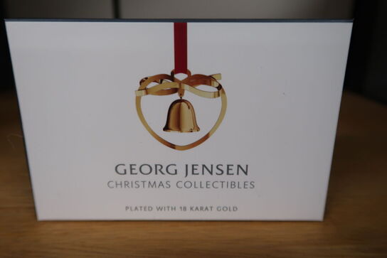 4 stk. Georg Jensen juleuro 1984 mini guld