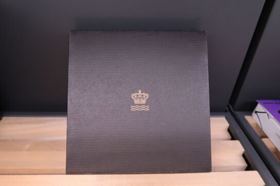 Royal Copenhagen Sort Riflet Blonde tallerken 19 cm