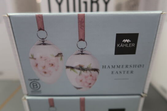 4 pk. Hammershøi Easter påskeophæng 2025 hvid 2 stk.