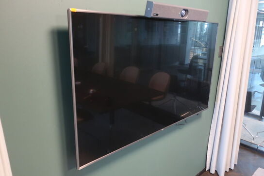 65" UHD TV, LG 65UV341C og YEALINK MeetingBar