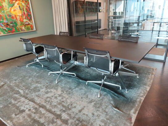 Konferencebord, HOLMRIS med 6 stole, CHARLES EAMES