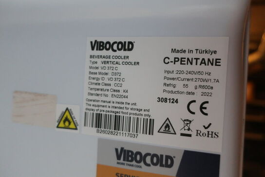 Displaykøleskab, VIPOCOLD VD 372 C