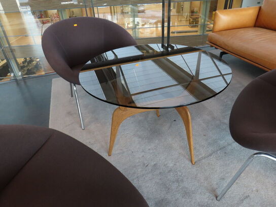 3 stk. stole, WALTER KNOLL og sofabord, HANS BØLLING TRIIO