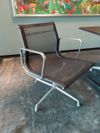 Konferencebord, HOLMRIS med 6 stole, CHARLES EAMES