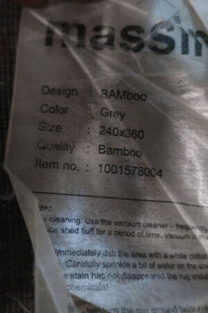 Gulvtæppe, MASSIMO Bamboo