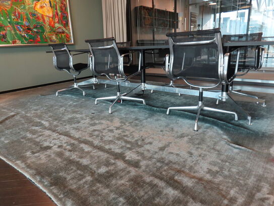 Konferencebord, HOLMRIS med 6 stole, CHARLES EAMES