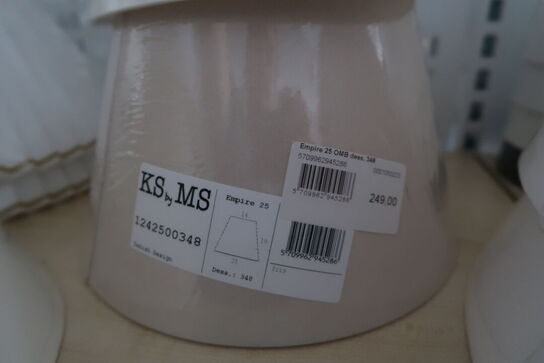 3 stk. lampeskærme KS BY MS