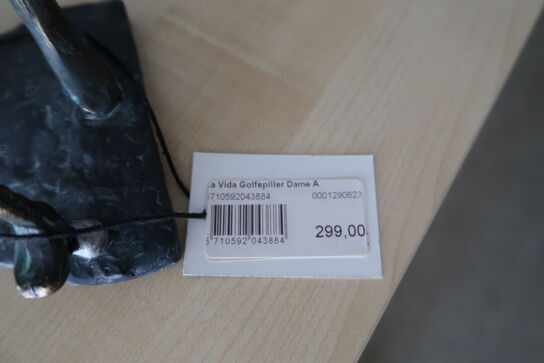 3 stk. figurer LA VIDA Golfspiller