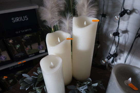 3 stk. LED-bloklys SIRIUS