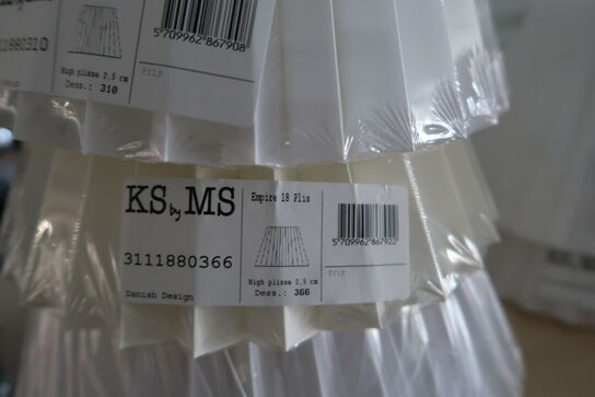 3 stk. lampeskærme KS BY MS