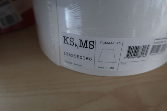 2 stk. lampeskærme KS BY MS
