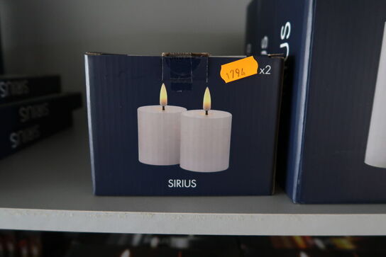 4 pakker LED-bloklys SIRIUS Sille Mini