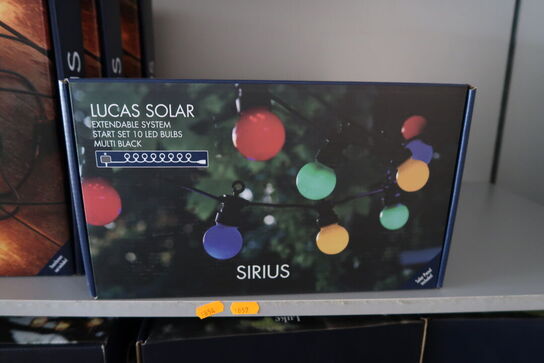 Lyskæde SIRIUS Lucas Solar