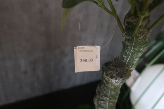4 stk. kunstige planter
