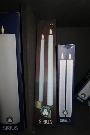 2 pakker LED-lys SIRIUS Sille Tall