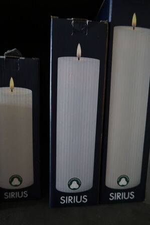 2 stk. LED-bloklys SIRIUS Sille