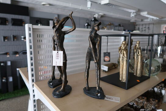 3 stk. figurer LA VIDA Golfspiller