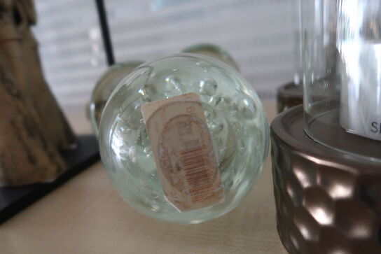3 stk. glasfigurer