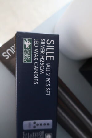 2 pakker LED-lys SIRIUS Krone Sølv