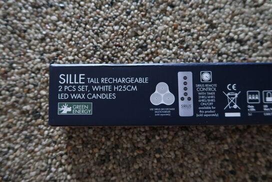 2 pakker LED-lys SIRIUS Sille Tall