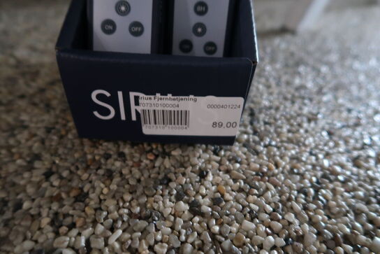 12 stk. fjernbetjeninger SIRIUS