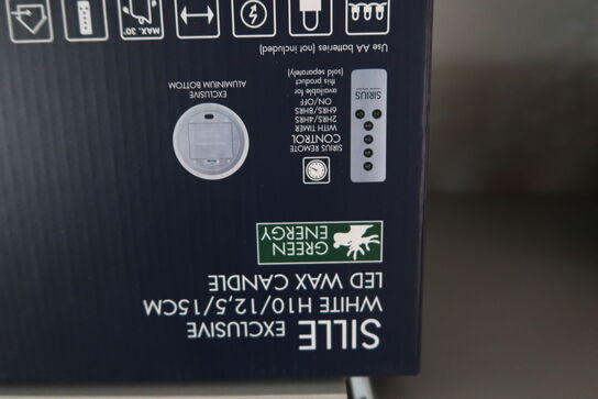 3 pakker LED-bloklys SIRIUS Sille