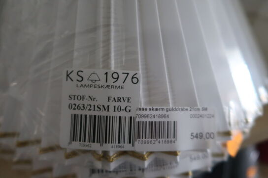 1 stk. Lampeskærm KS 1976 Gulddråbe