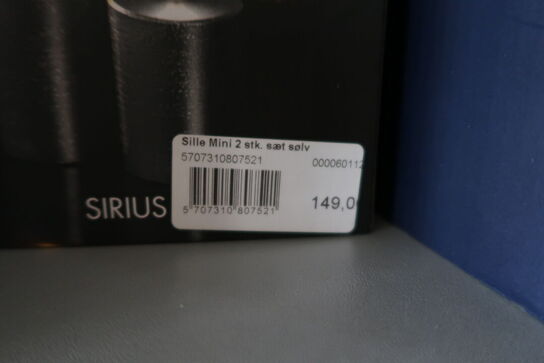 2 pakker LED-bloklys SIRIUS Sille Mini
