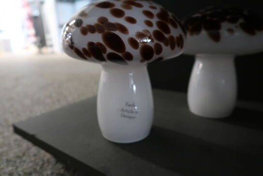 2 stk. bordlamper MUSHROOM