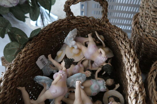 Søgræskurv med div. Figurer