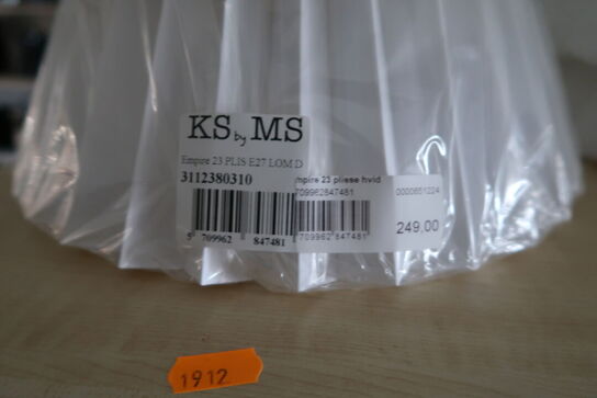 3 stk. lampeskærme KS BY MS