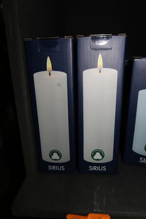 2 stk. LED-bloklys SIRUS Sille