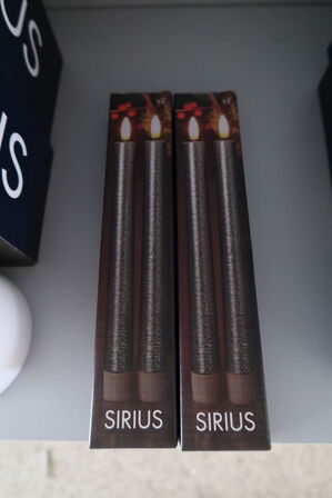 2 pakker LED-lys SIRIUS Krone Sølv