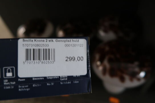 2 pakker LED-lys SIRIUS Smilla Krone
