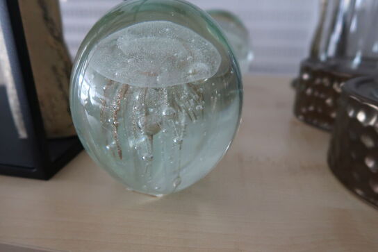 3 stk. glasfigurer